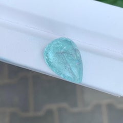 AIG Certified 14.81 Carat Natural Loose Paraiba Tourmaline Pear Shape Gemstone