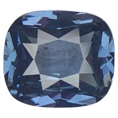 AIG Certified 1.51 Carat Natural Loose Spinel Cushion Cut Gemstone From Tanzania
