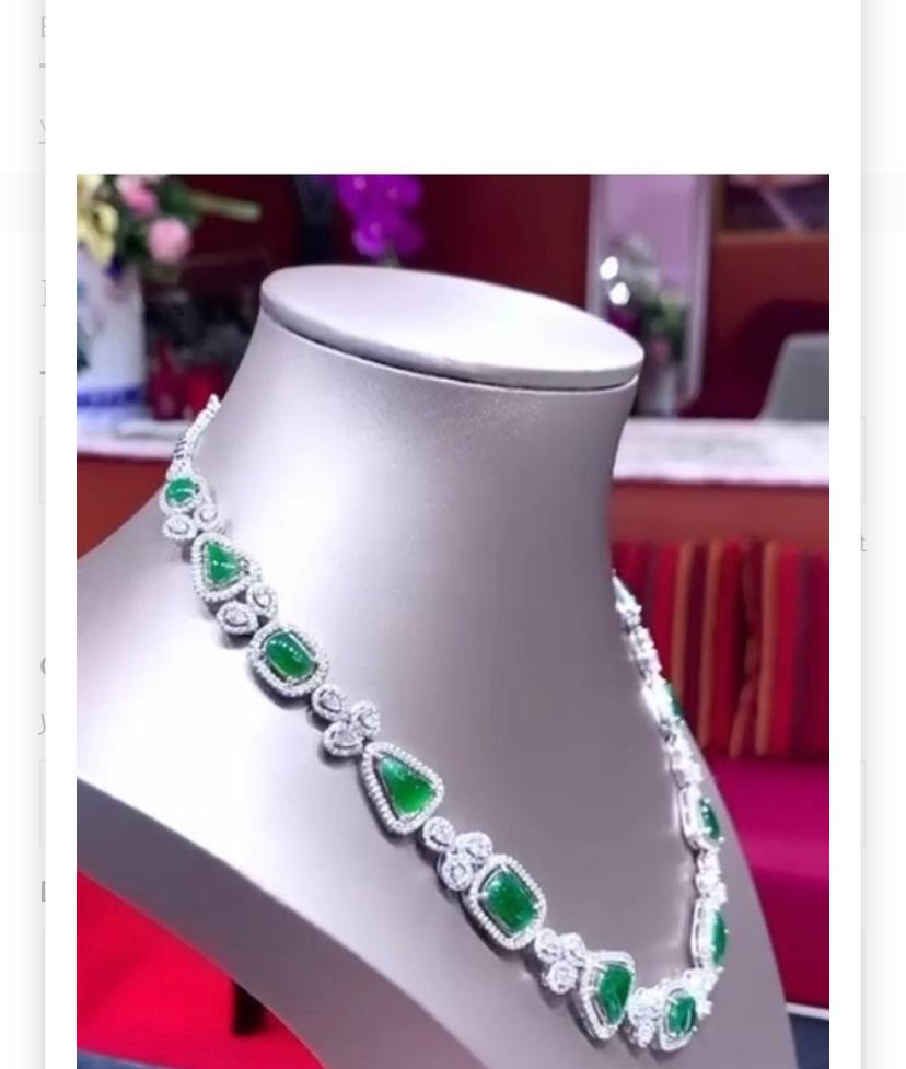 AIG a certifié 18,68 carats de jade non traité et 7,66 carats de diamants sur le collier en vente 3