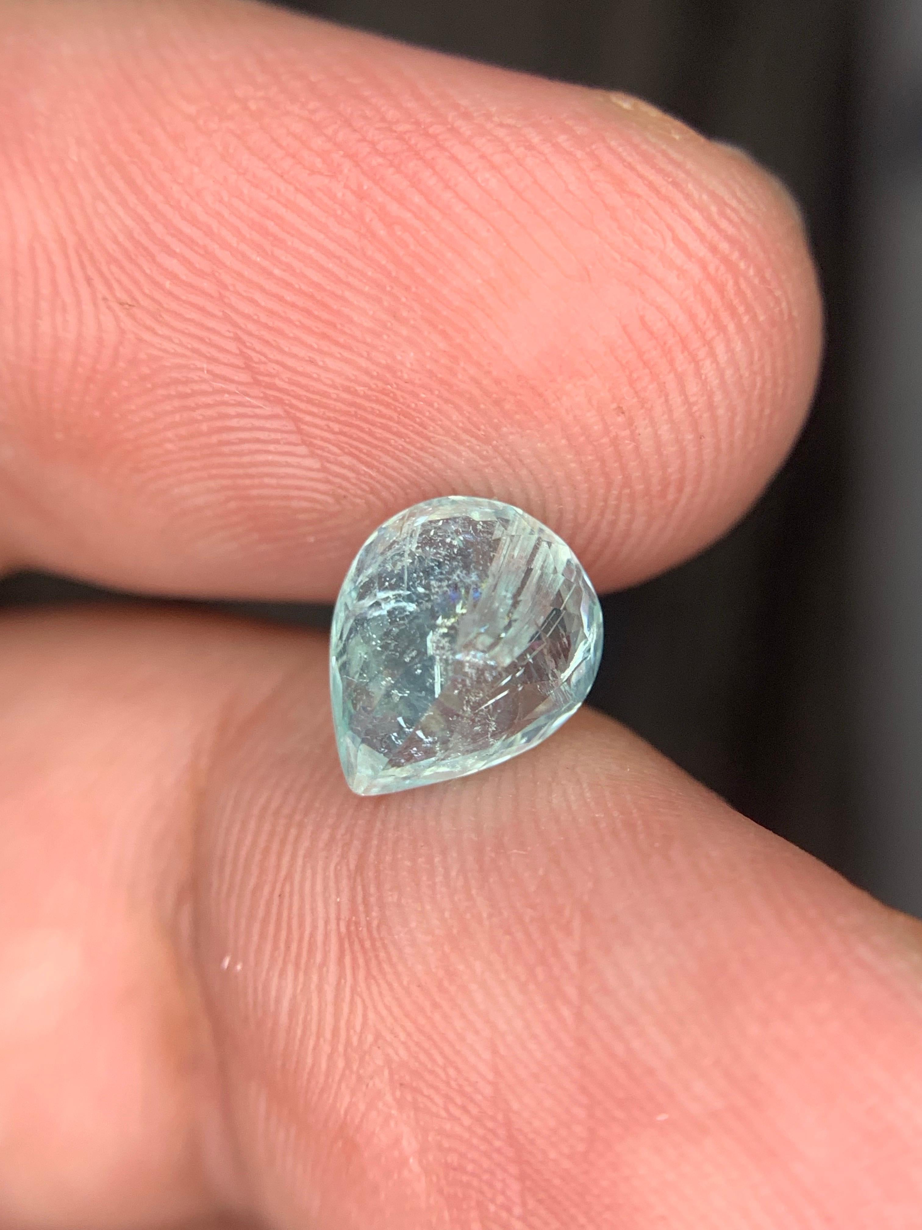 Gemma naturale sciolta di tormalina Paraiba a forma di pera certificata AIG da 1,89 carati in vendita 10