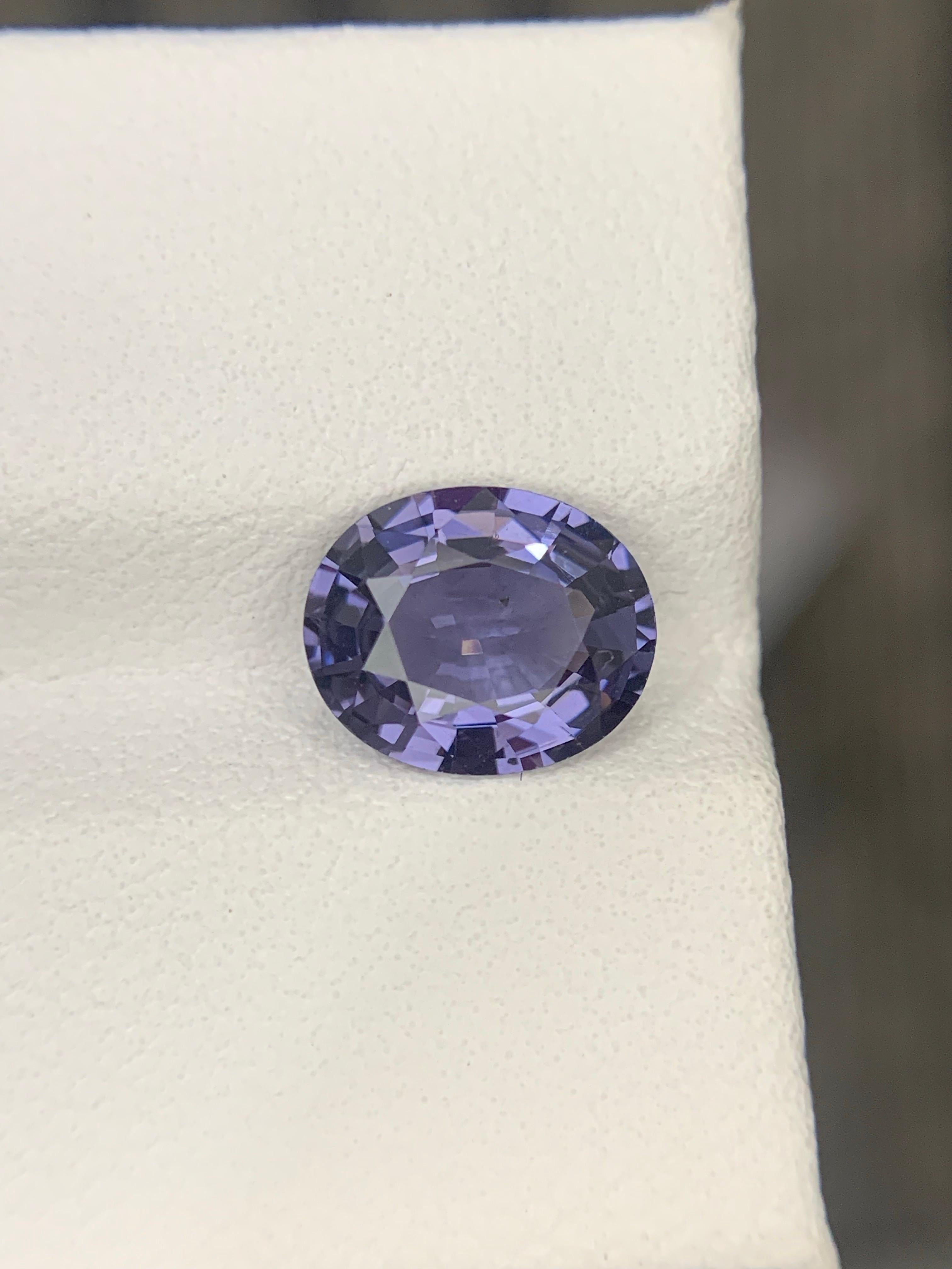 AIG zertifiziert 2,09 Karat natürlichen losen Spinell ovale Form Edelstein aus Tansania im Angebot 6