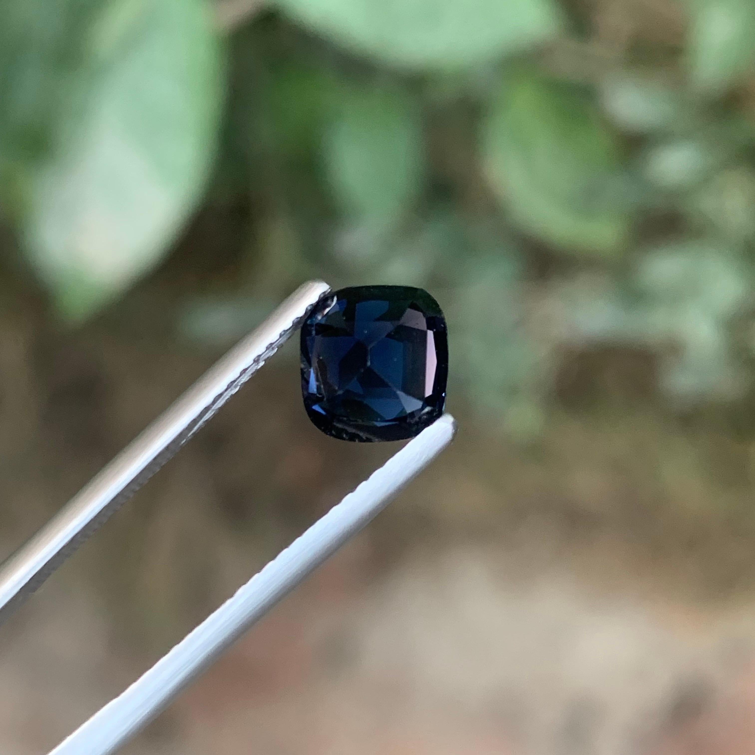 AIG zertifiziert 2,11 Karat natürliche lose Kobalt Spinell Kissenschliff Edelstein im Angebot 5