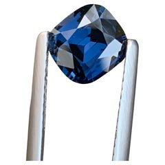 AIG Certified 2.11 Carat Natural Loose Cobalt Spinel Cushion Cut Gemstone