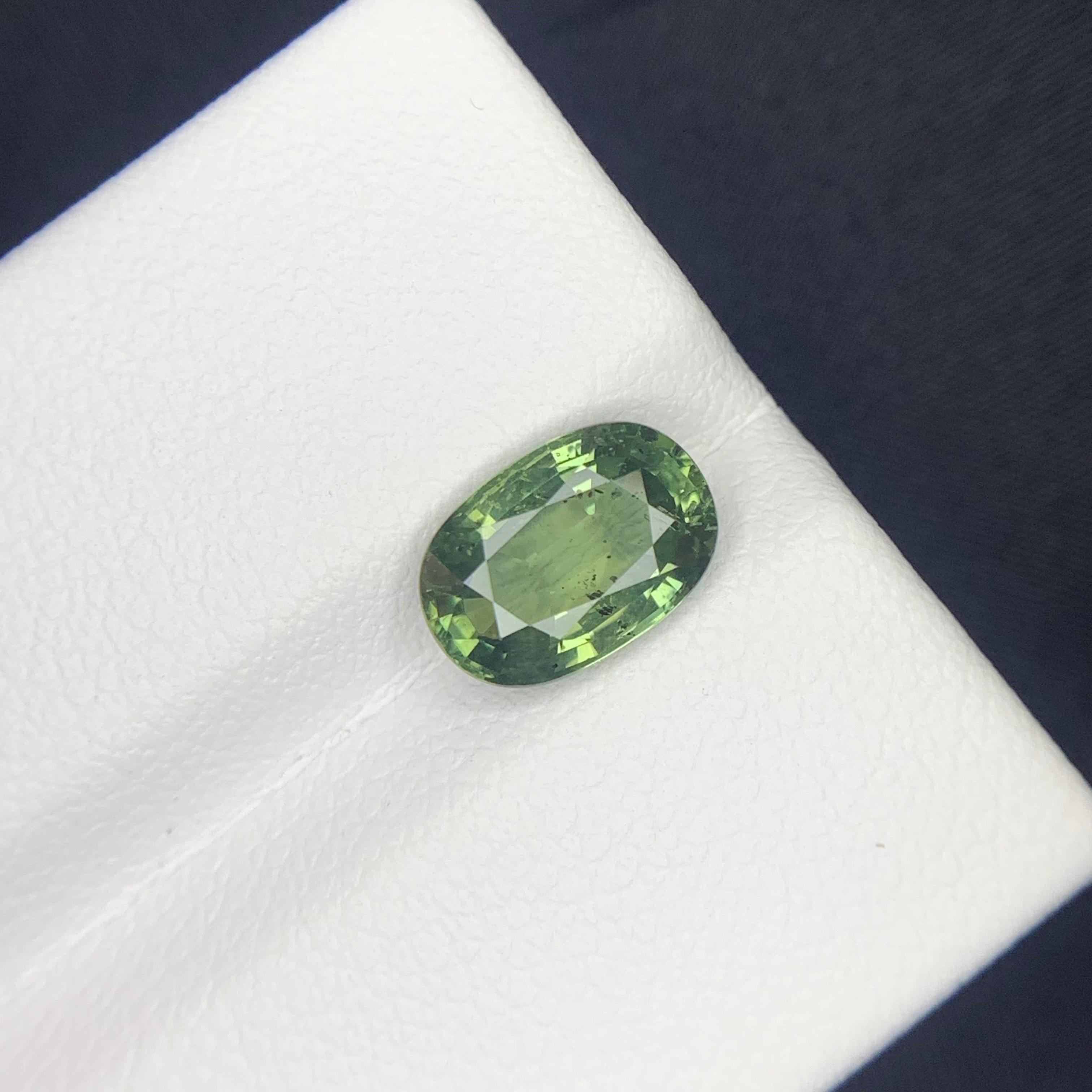 AIG zertifiziert 2,11 Karat natürlichen losen Teal Sapphire Oval Form Edelstein im Angebot 4