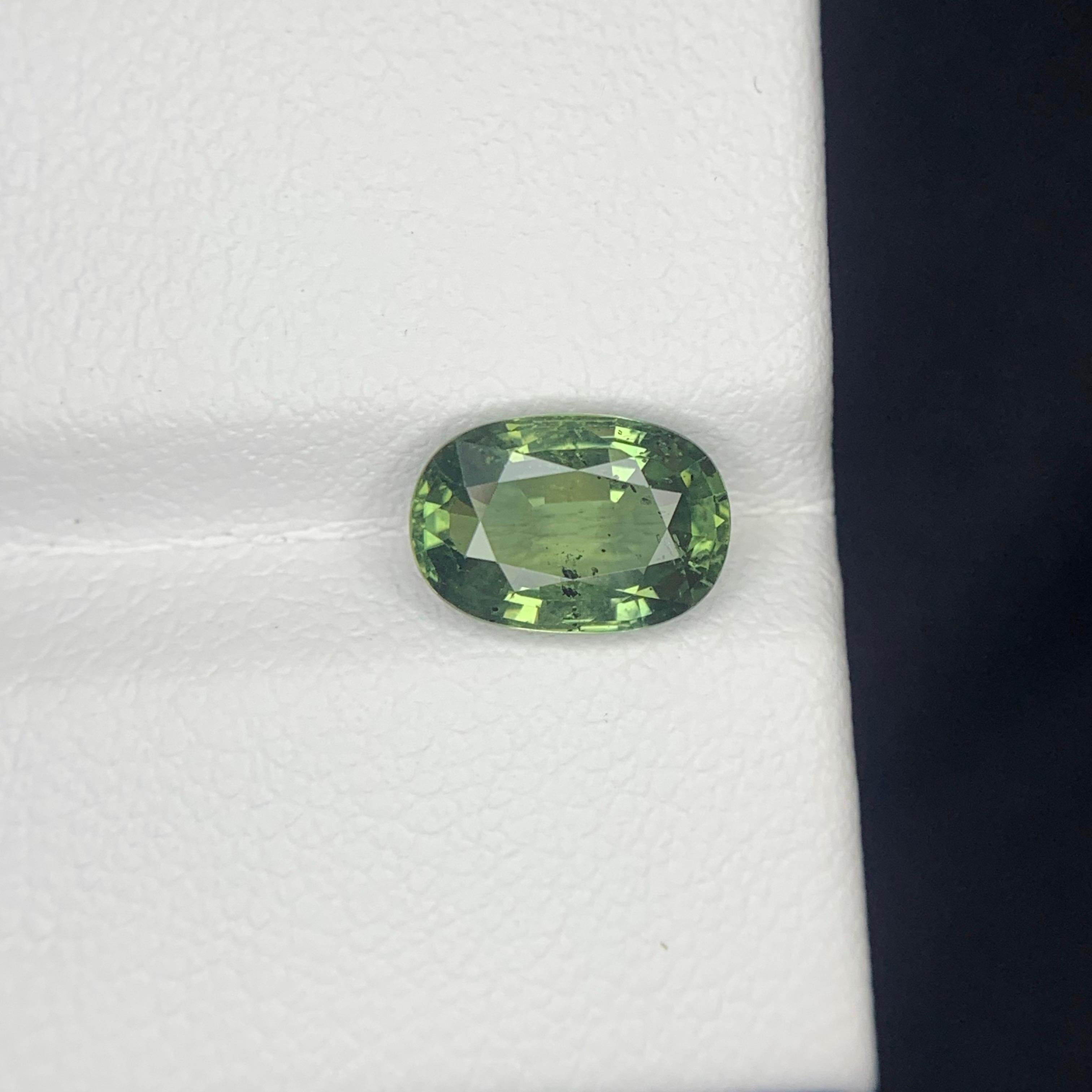 AIG zertifiziert 2,11 Karat natürlichen losen Teal Sapphire Oval Form Edelstein im Angebot 7