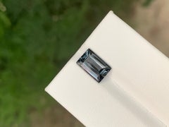 AIG Certified 2.14 Carat Natural Loose Silver Grey Spinel Gemstone From Tanzania