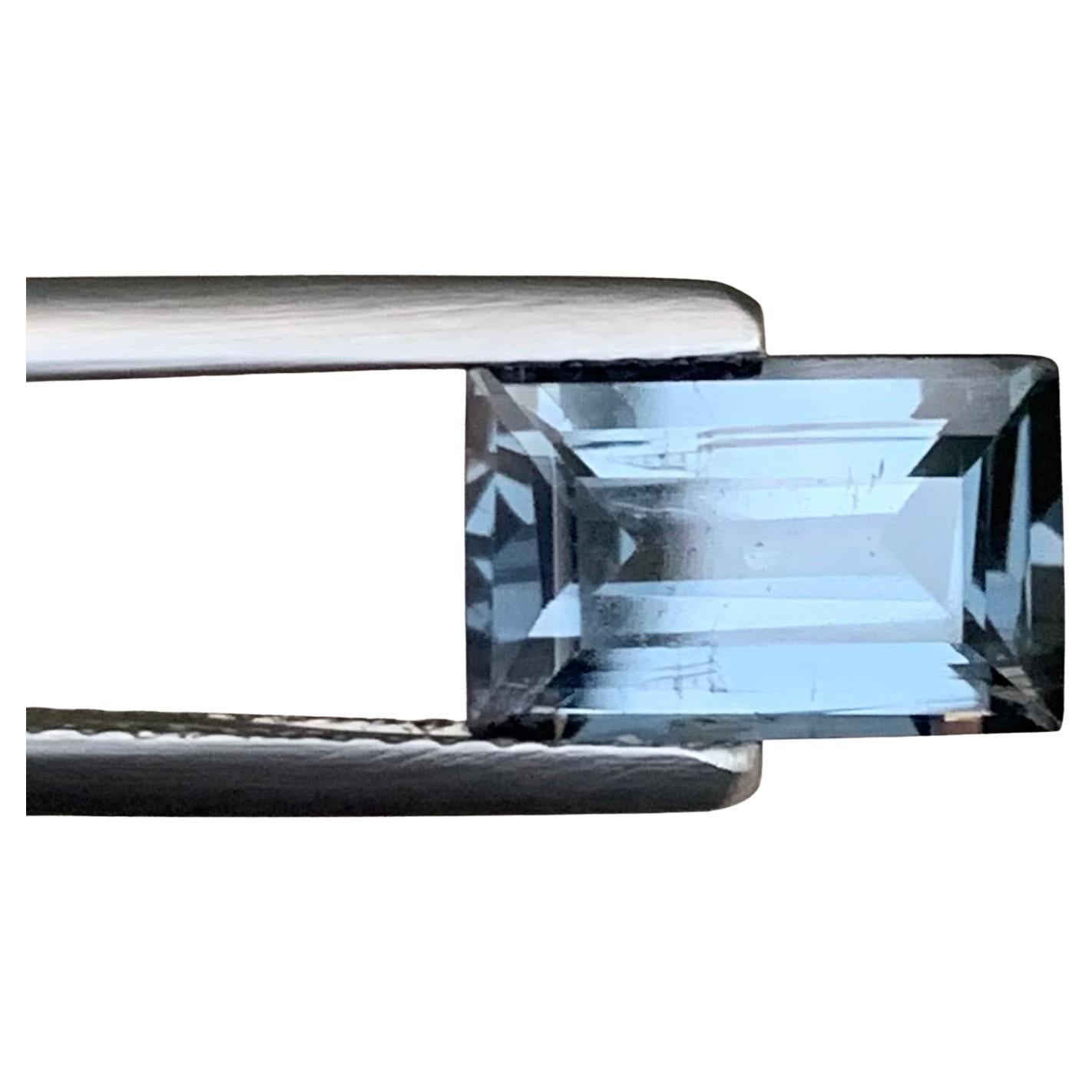 AIG Certified 2.14 Carat Natural Loose Silver Grey Spinel Gemstone From Tanzania For Sale