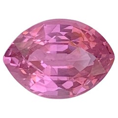 AIG Certified 2.60 Carat Natural Loose Pink Spinel Marquise Shape Gemstone