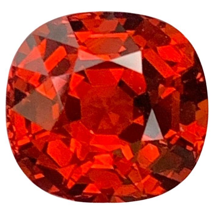 Gemma di granato spessartite sciolto naturale certificato AIG da 3,40 carati proveniente dal Mozambico