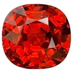 AIG Certified 3.40 Carat Natural Loose Spessartite Garnet Gem From Mozambique