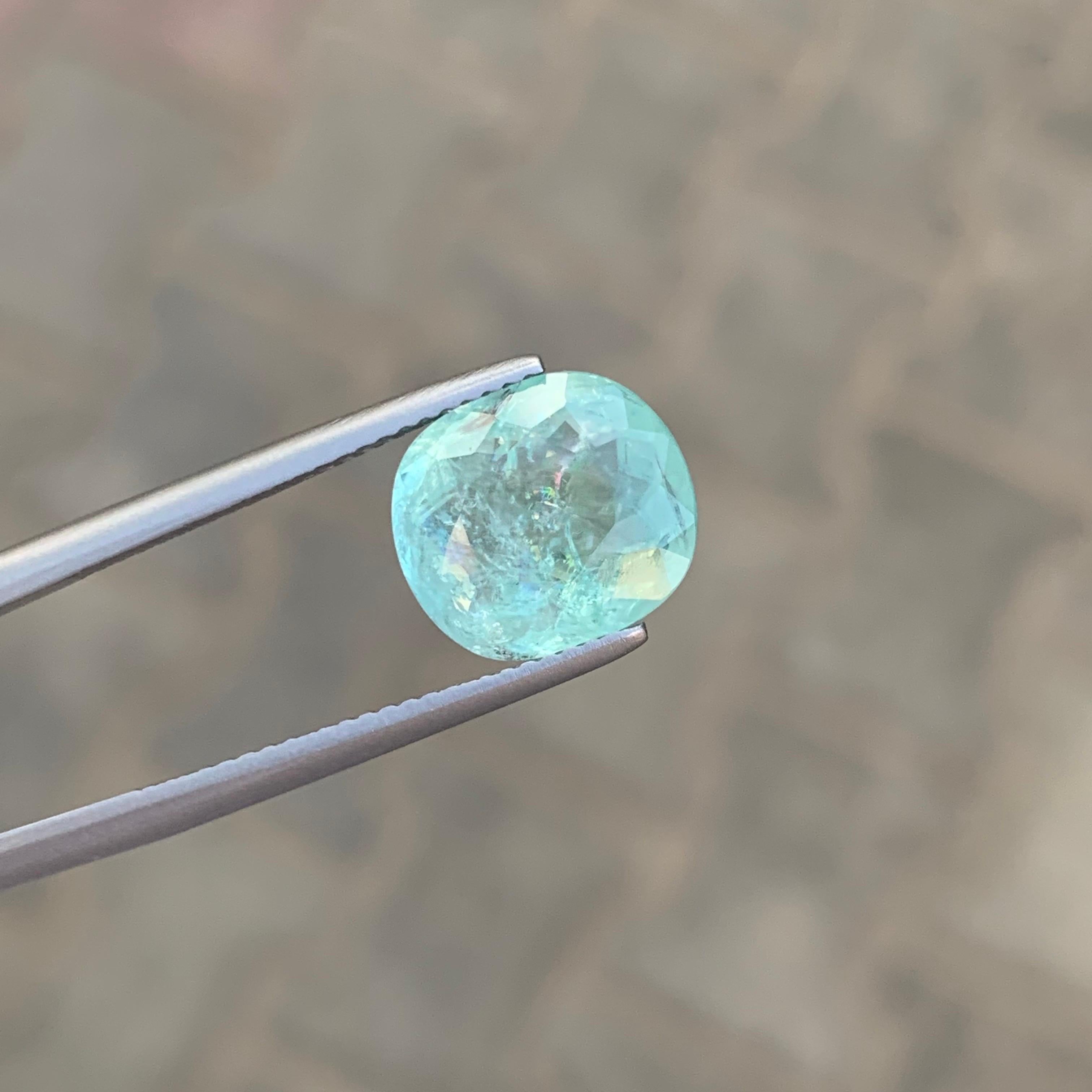 AIG Certified 3.72 Carat Natural Loose Paraiba Tourmaline From Mozambique For Sale 5