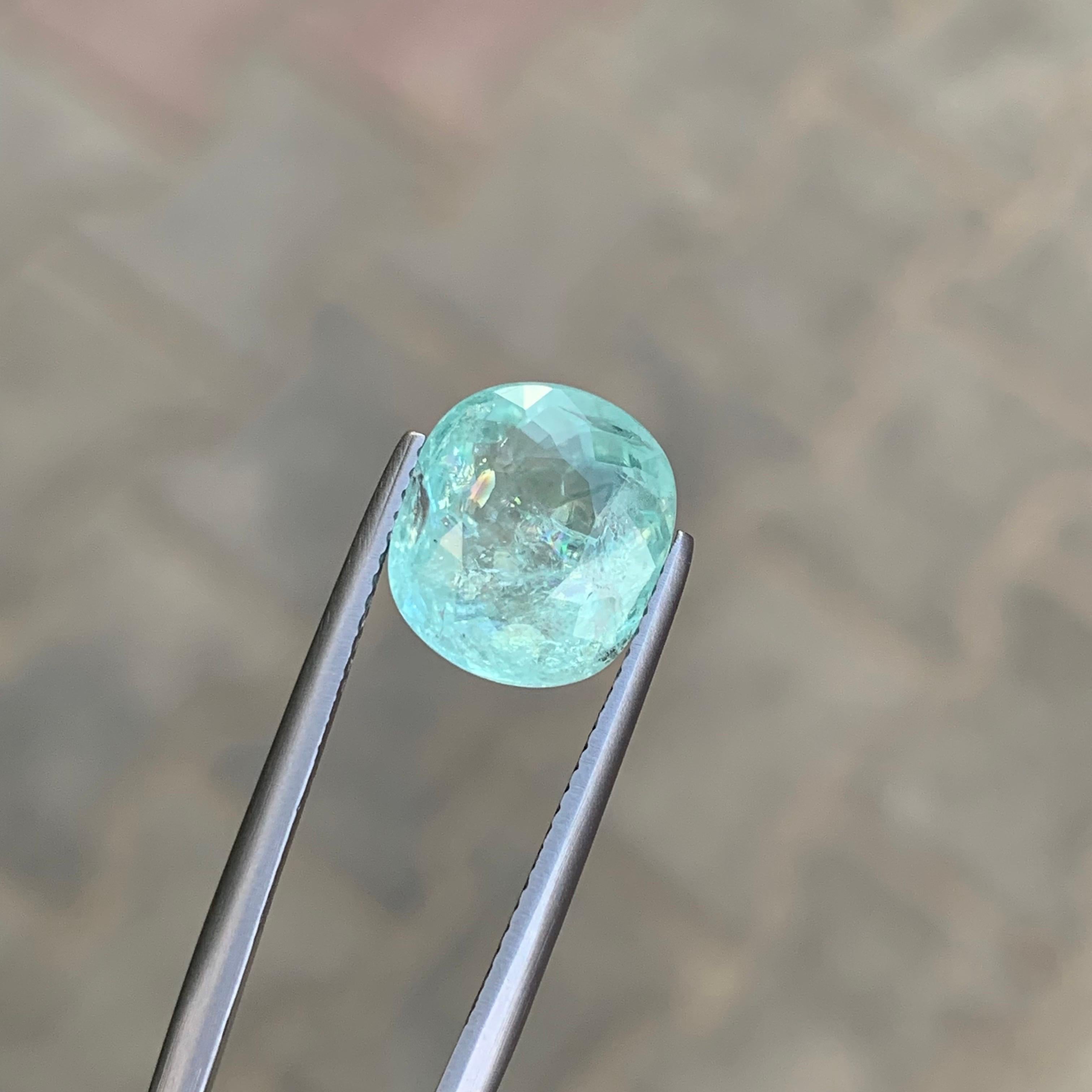 AIG Certified 3.72 Carat Natural Loose Paraiba Tourmaline From Mozambique For Sale 6