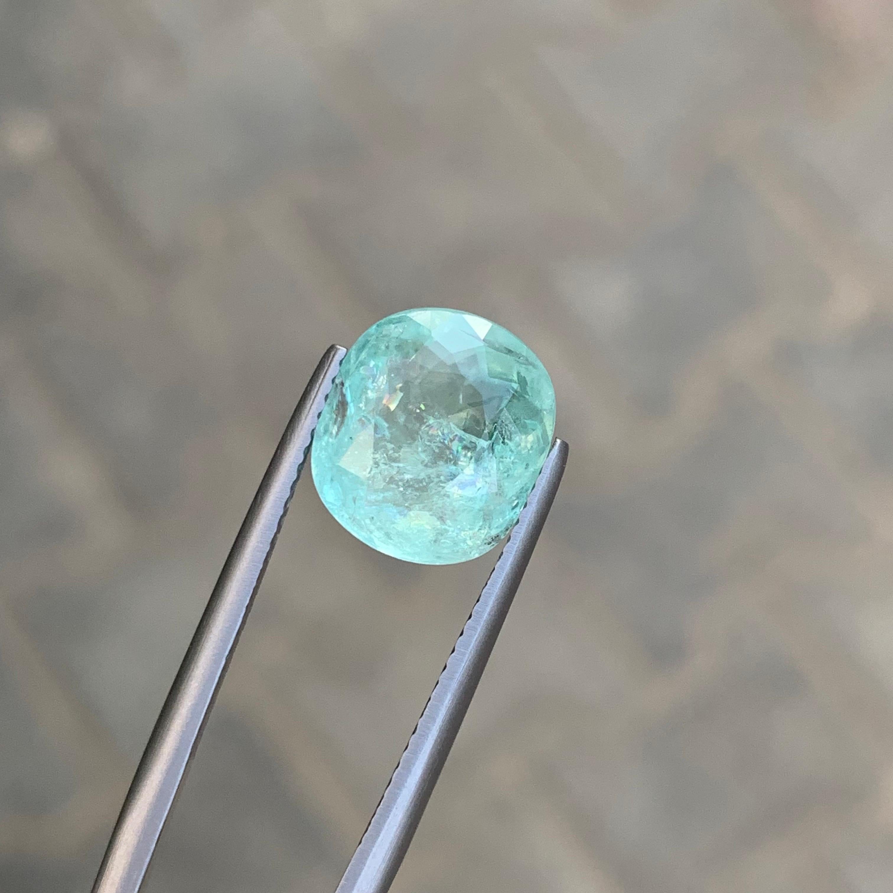 AIG Certified 3.72 Carat Natural Loose Paraiba Tourmaline From Mozambique For Sale 8