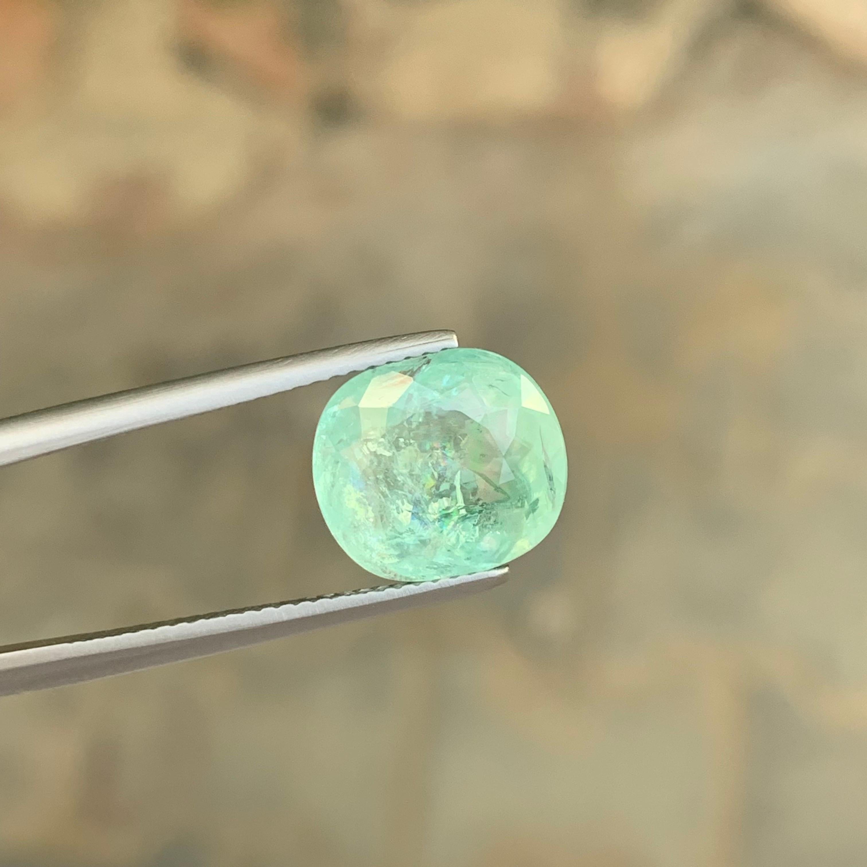 AIG Certified 3.72 Carat Natural Loose Paraiba Tourmaline From Mozambique For Sale 2
