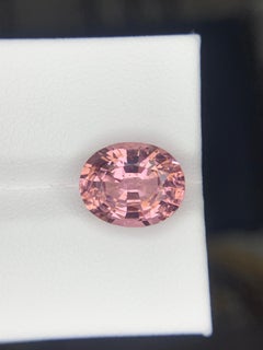 AIG Certified 4.81 Carat Natural Loose Pink Spinel Oval Shape Gem From Tanzania