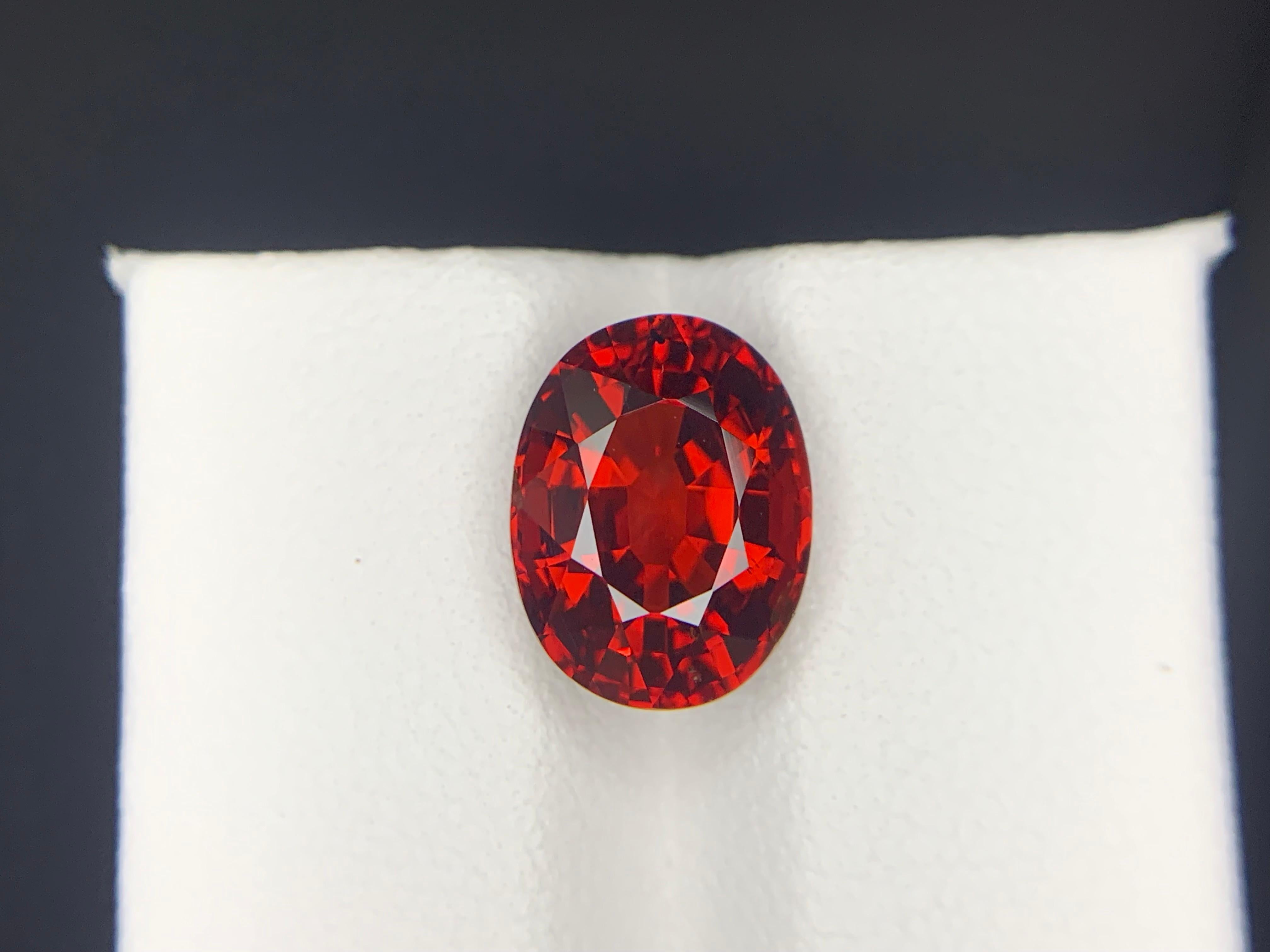 AIG Certified 5.25 Carat Natural Loose Spessartite Garnet Cushion Shape Gemstone (pierre précieuse en forme de coussin) Neuf - En vente à Peshawar, PK