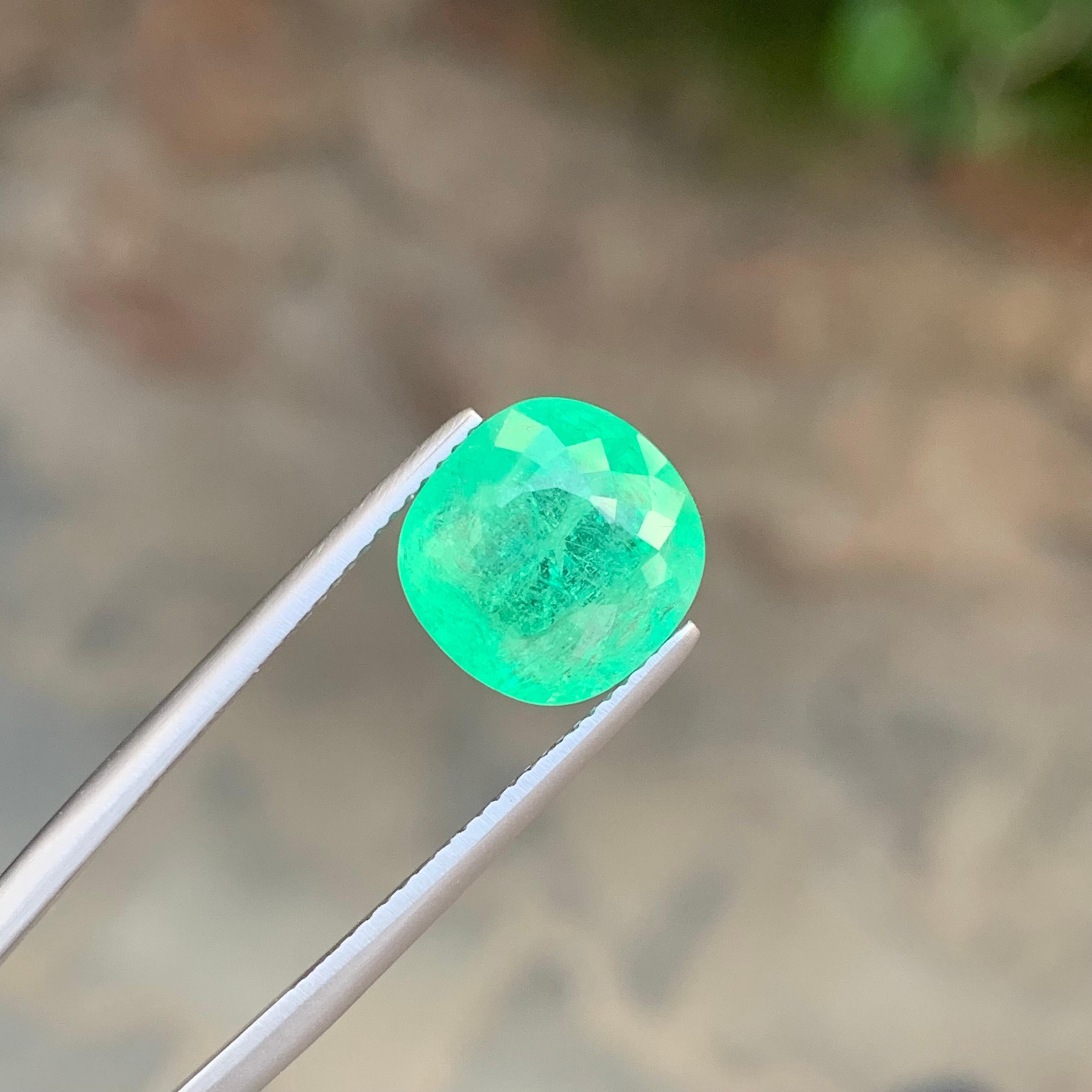 Gemma di tormalina Paraiba blu verde sciolta naturale certificata AIG da 6,64 carati in vendita 6