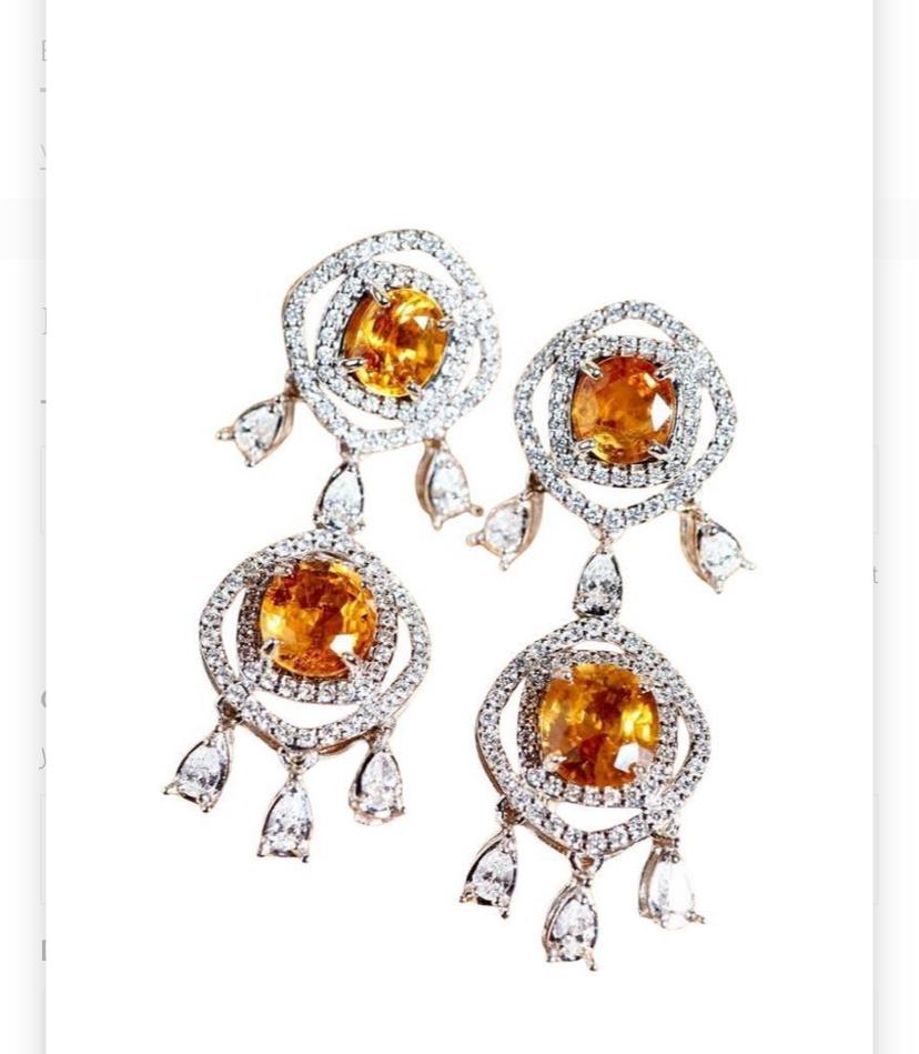 Boucles d'oreilles en or 18k certifiées AIG 7.80 Carats Thai Sapphires 2.20 Ct Diamonds en vente 4