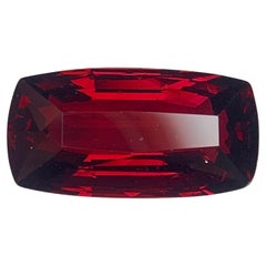 Gemma naturale sciolta di granato almandino a forma di cuscino certificata AIG da 9,96 carati