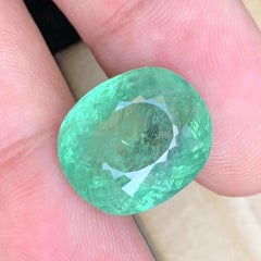 AIG Certified Blue Green Paraiba Tourmaline 14.97 Ct Cushion Cut Loose Gemstone