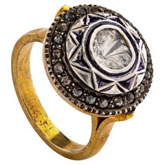 AIG Certified Vintage 1.21tcw Diamond Ring