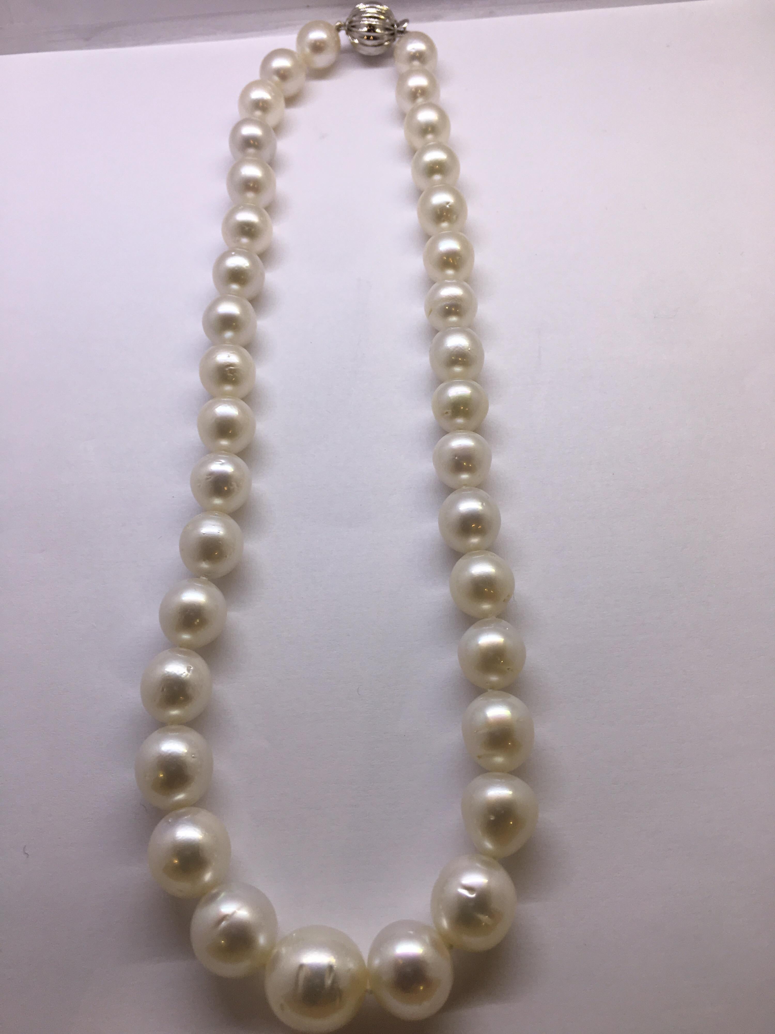 AIGL Certified Cultured South Sea Pearl 14 Karat Gold Clasp 3