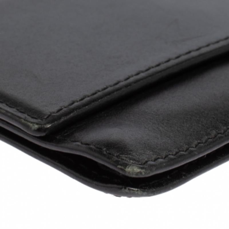 Aigner Black Leather Card Holder For Sale 2