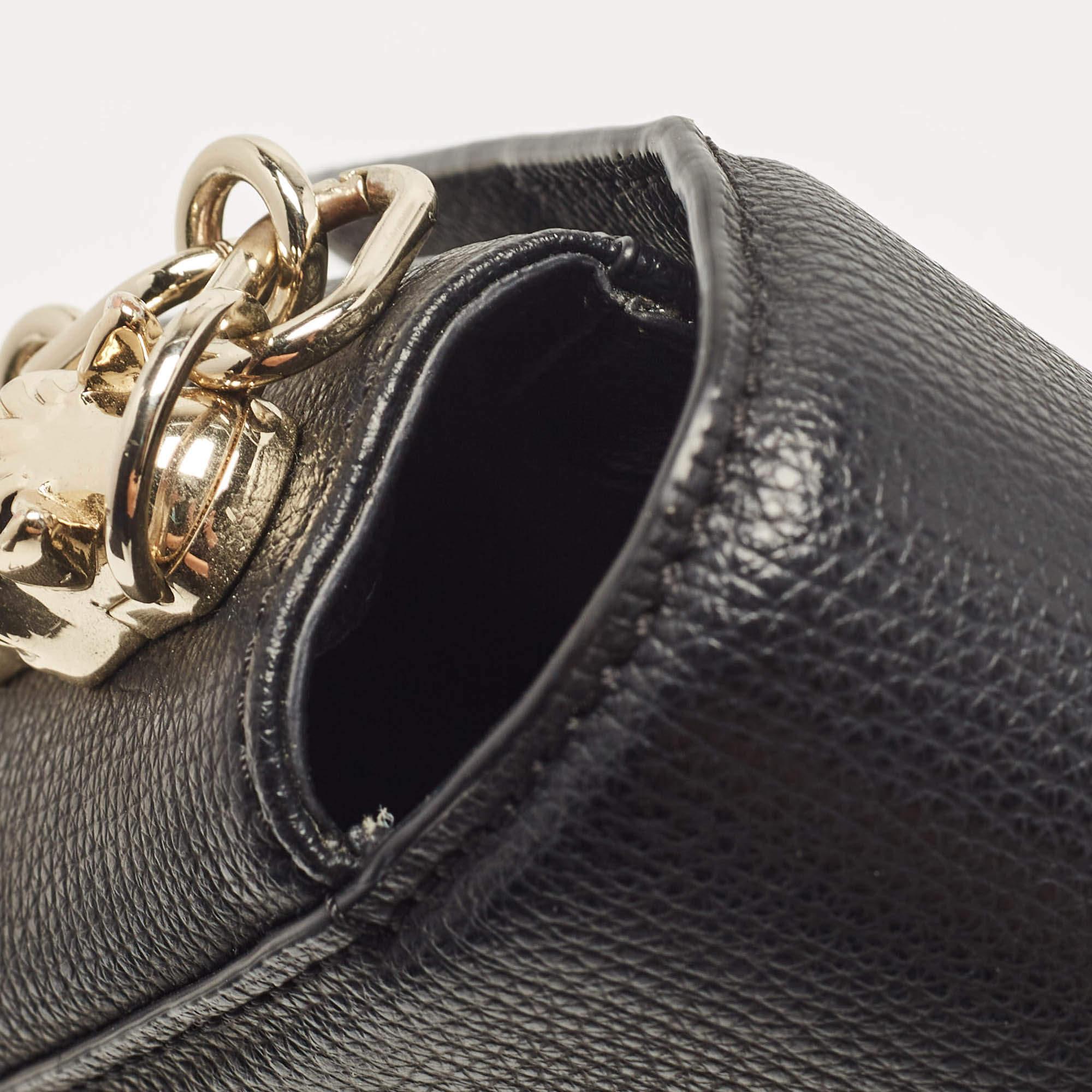Bolso Aigner Grazia de piel negra en venta 3