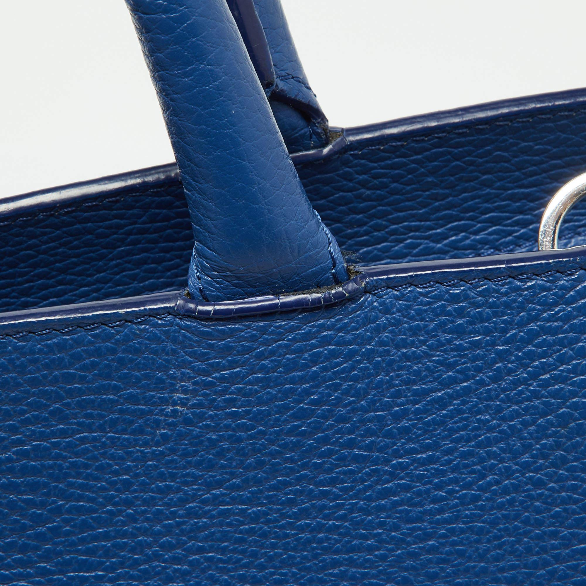 Aigner Blaue Cybill-Tasche aus Leder 2