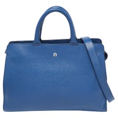 Aigner Blaue Cybill-Tasche aus Leder
