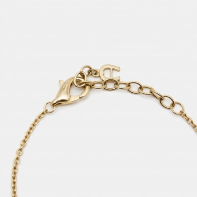 Aigner - Bracelet en cristaux avec nœud - tons or Bon état - En vente à Dubai, Al Qouz 2