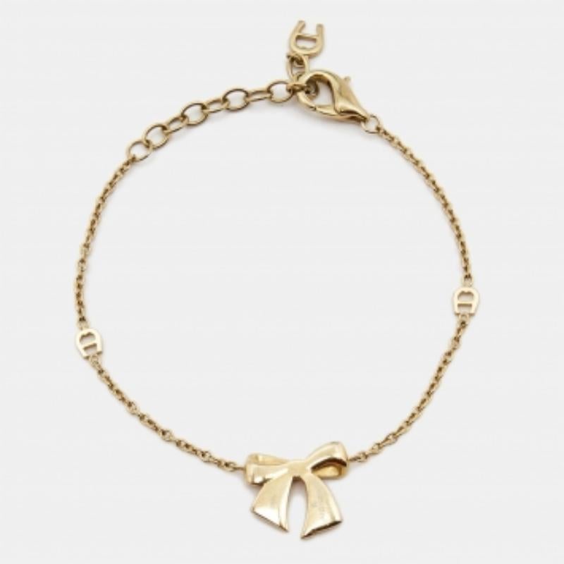 Aigner - Bracelet en cristaux avec nœud - tons or Pour femmes en vente