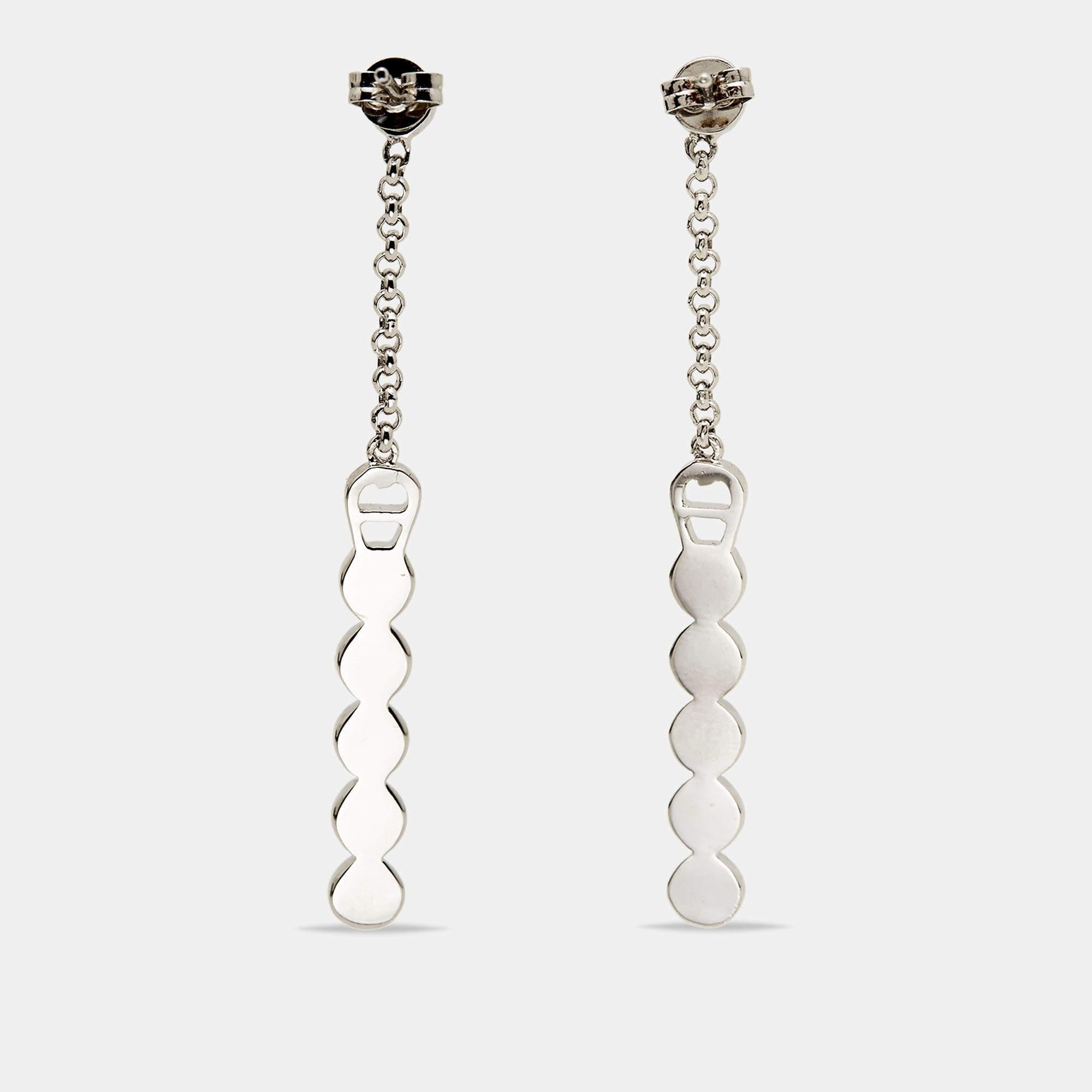 Aigner Crystal Sterling Silver Necklace Set For Sale 2
