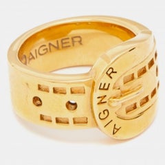 Aigner Anello con fibbia per cintura in oro misura 53