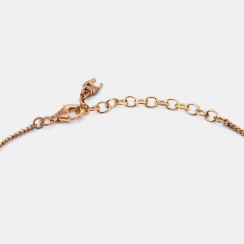 Aigner - Collana con ciondolo a ferro di cavallo in argento sterling e tonalità oro In condizioni buone in vendita a Dubai, Al Qouz 2