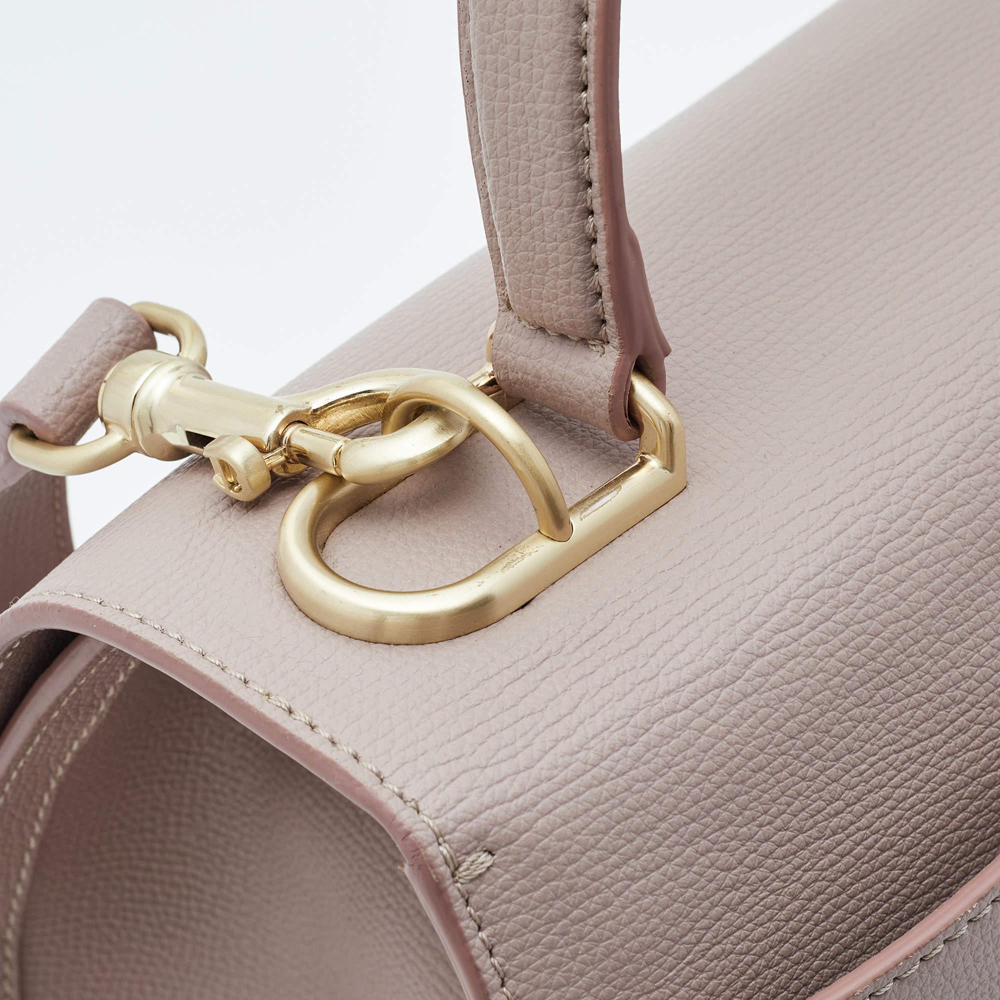 Aigner Lilac Leather Jada Top Handle Bag 5