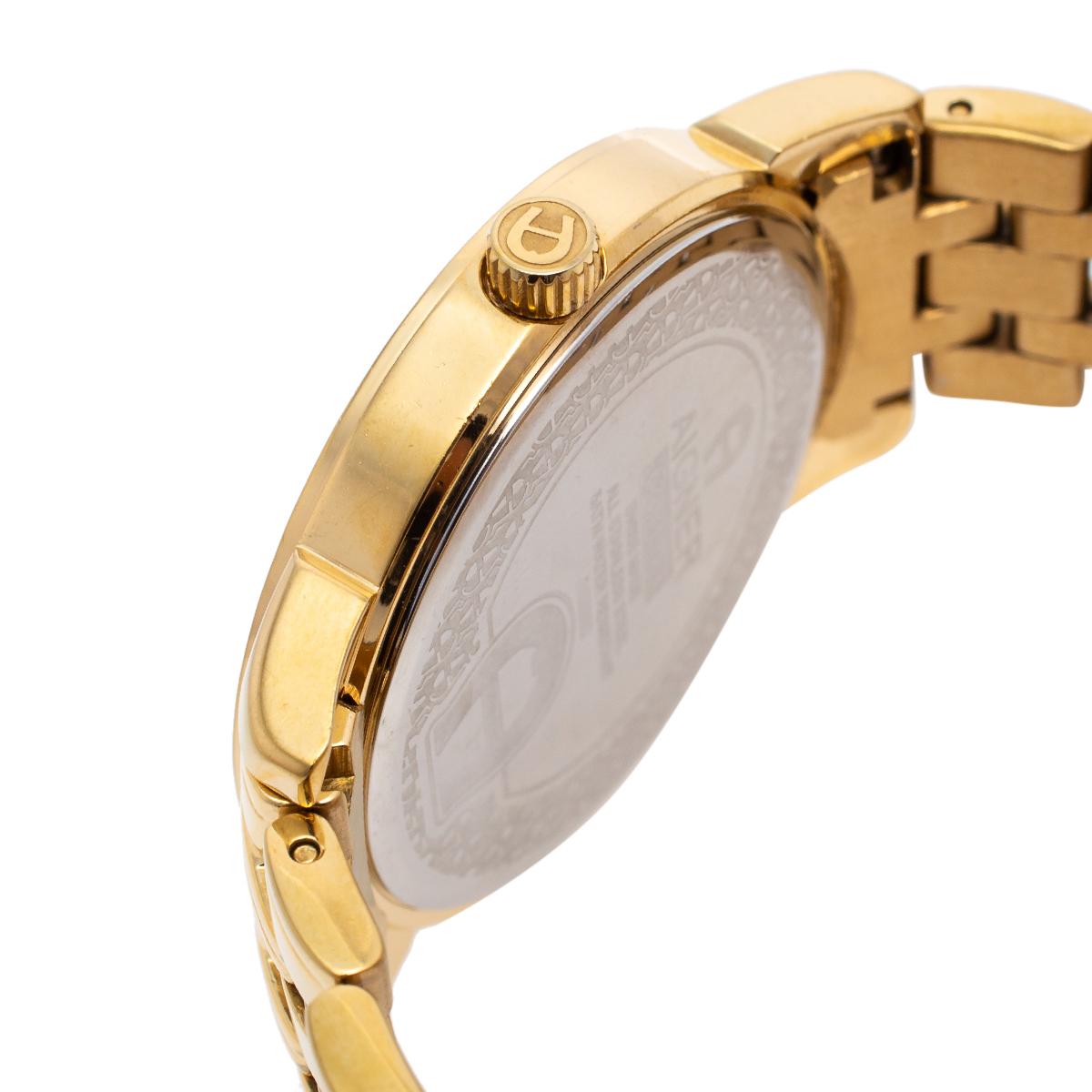 Cortina Damenarmbanduhr 36 mm aus perlmuttfarbenem Edelstahl von Aigner 3