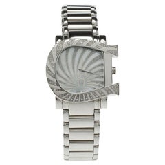 Aigner Mother of Pearl Stainless Steel Genua Due Women's Wristwatch 35MM