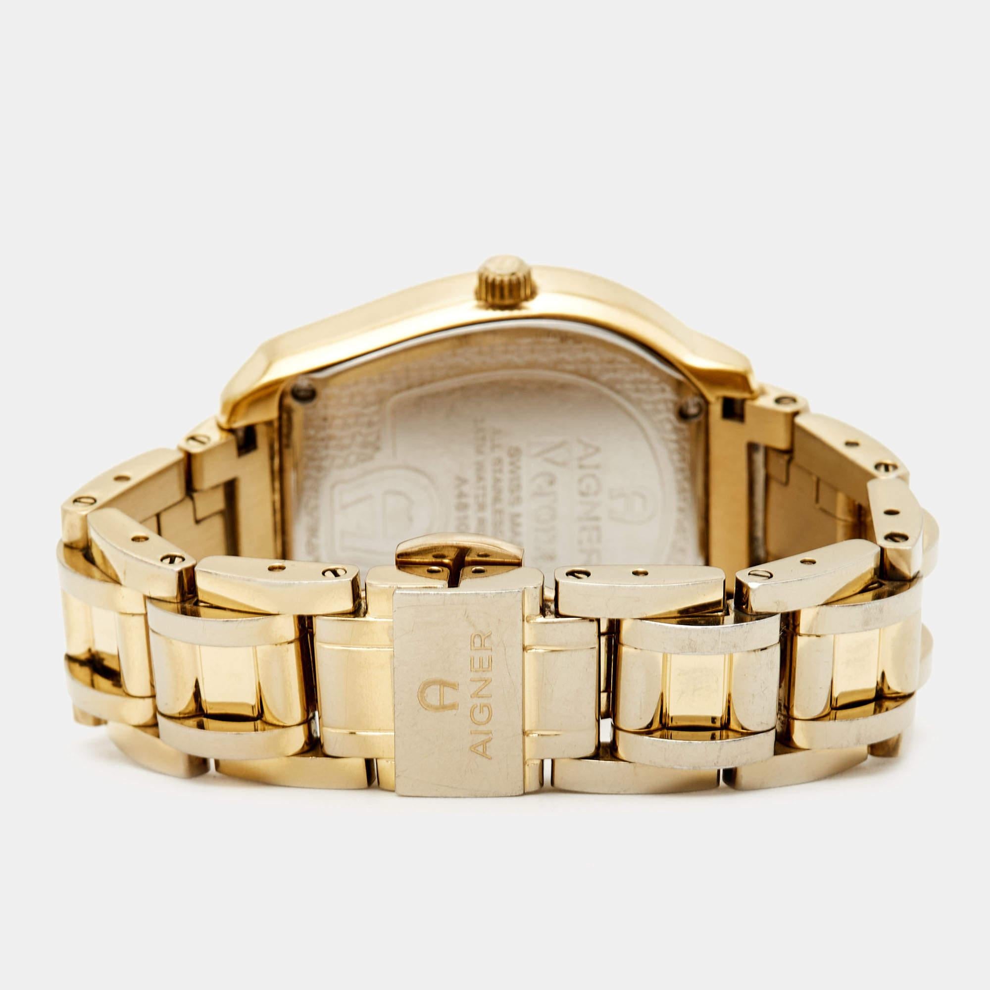 Aigner Mother of Pearl Stainless Steel Verona A48100 Women's Wristwatch 33 mm 1