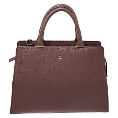 Aigner Nude Beige Leather Cybill Tote