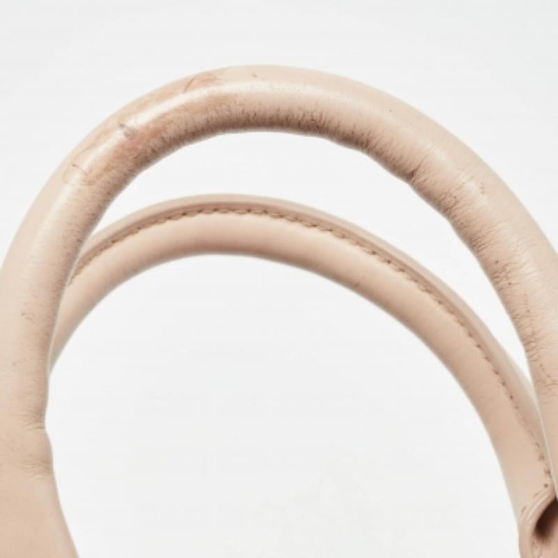 Aigner - Tote Cavallina in pelle rosa goffrata a due colori in vendita 1