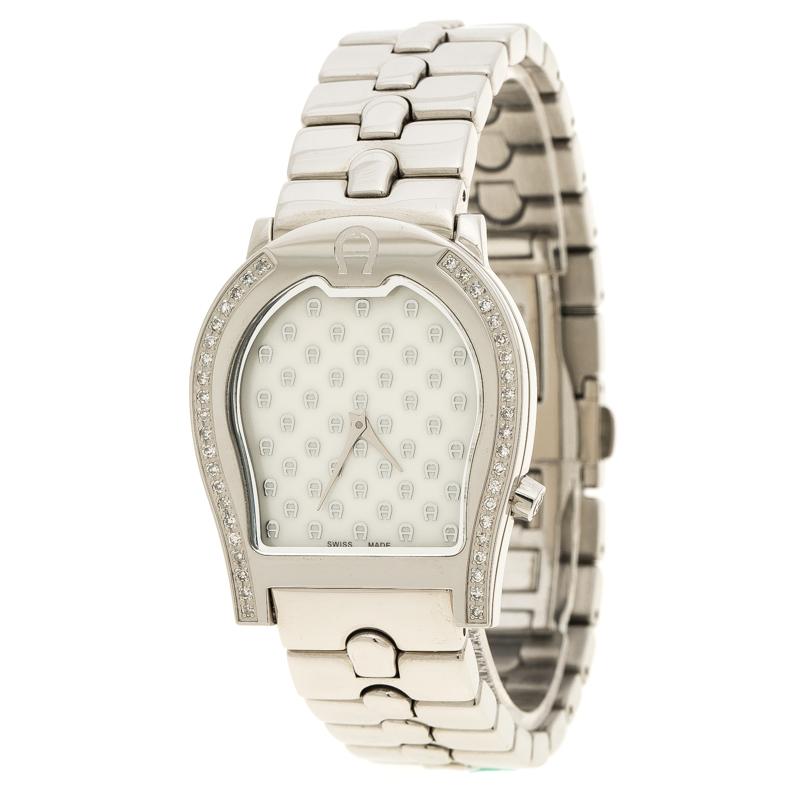 Aigner White Stainless Steel A02100 Men
s Wristwatch 33MM