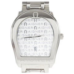 Aigner White Stainless Steel Verona Men's Wristwatch 38MM