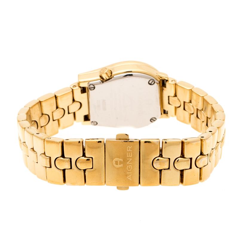 aigner gold watch price