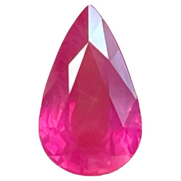 AIGS certificated 2.12ct Unheated ruby pink eye cleanest clarity Mozambique  For Sale