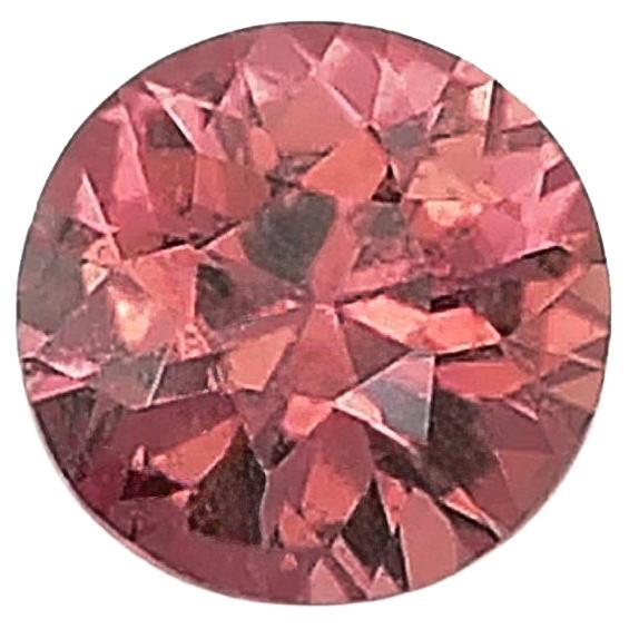 AIGS Certified 0.44 Carats Brown-Orange Sapphire