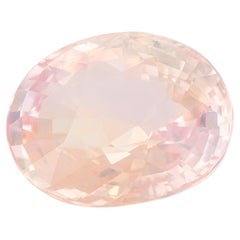 Saphir Padparadscha non chauffé de 3.25 carats certifié AIGS