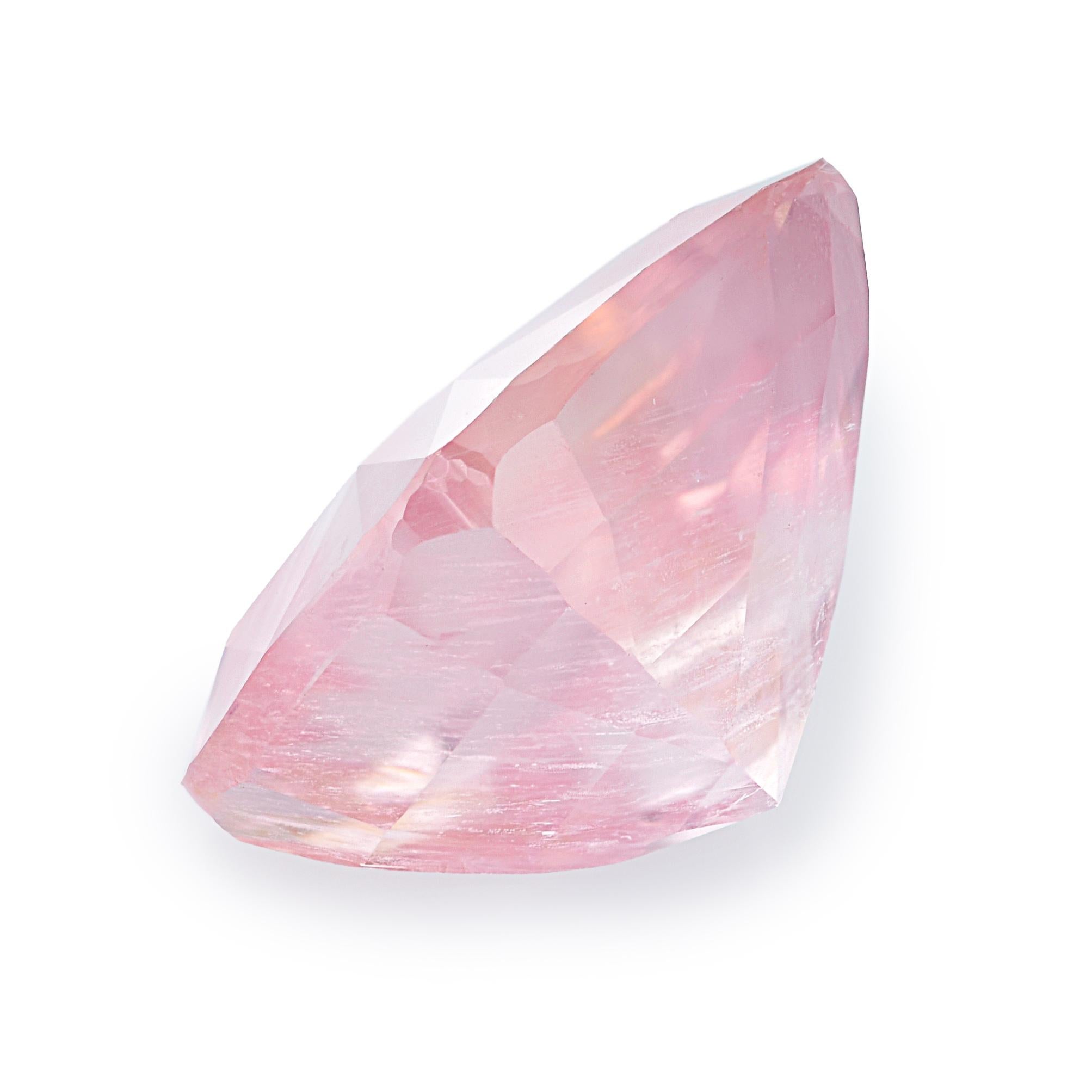 AIGS Certified 3.78 Carats Unheated Padparadscha Sapphire In New Condition For Sale In Los Angeles, CA