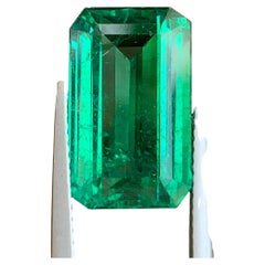 AIGS Certified 7.51 Ct Natural Zambian Emerald – Vivid Green colour