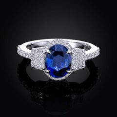 AIGS & GFCO	Certified Sapphire Ring